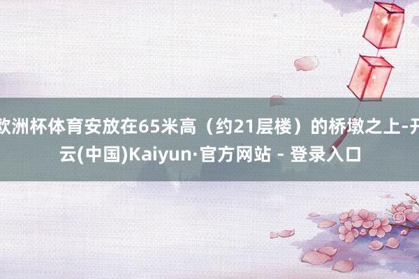 欧洲杯体育安放在65米高(约21层楼)的桥墩之上-开云(中国)Kaiyun·官方网站 - 登录入口